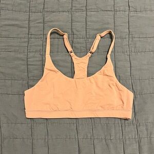 SKIMS Fits Everybody Racerback Scoop Bralette in Ochre